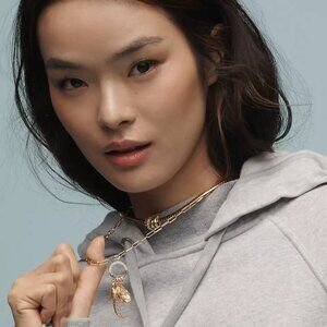 Moon Charm Necklaces, Set of 2 By Anthropologie NWT